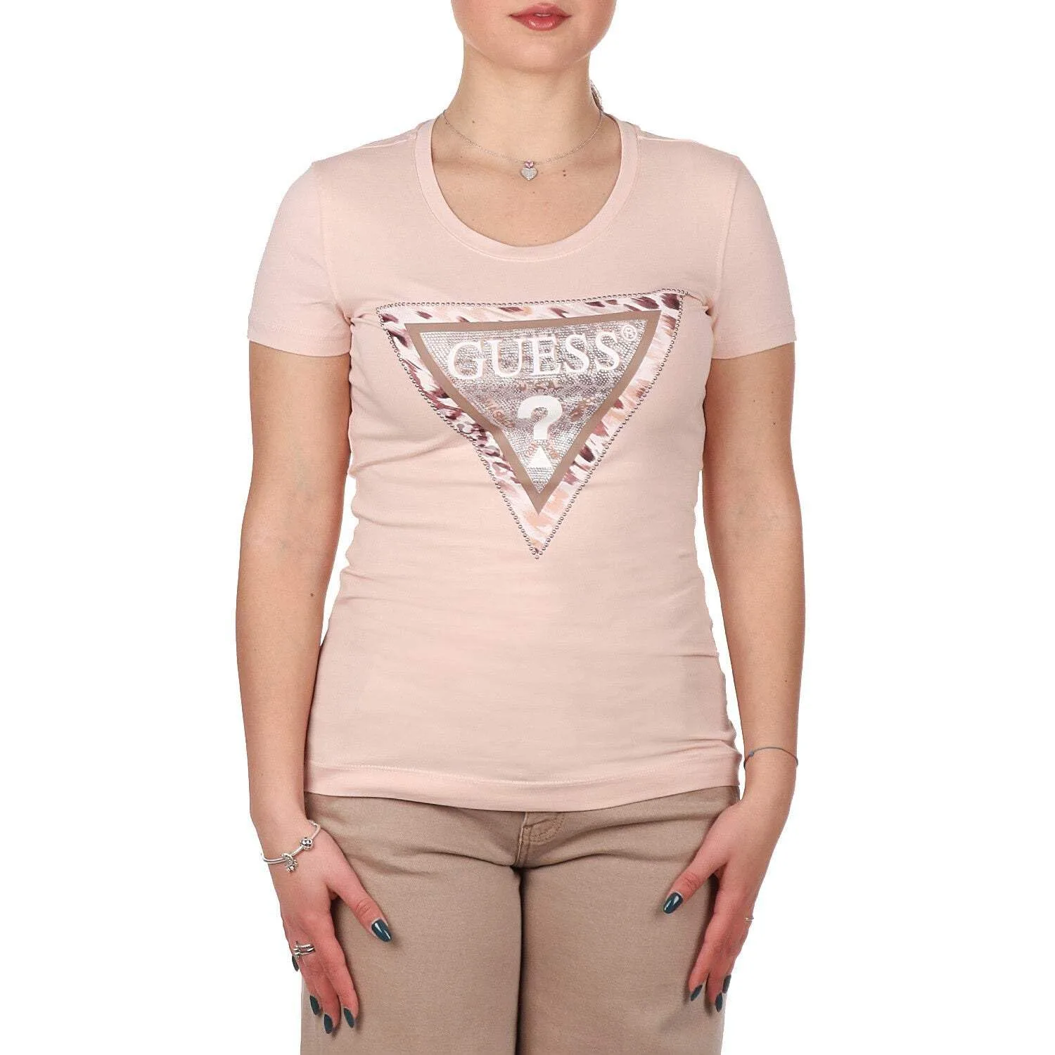 GUESS Triangle Logo Tee