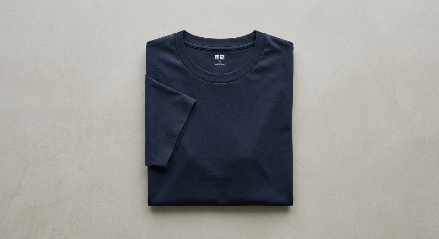 Uniqlo AIRism Cotton Crew Neck T-Shirt