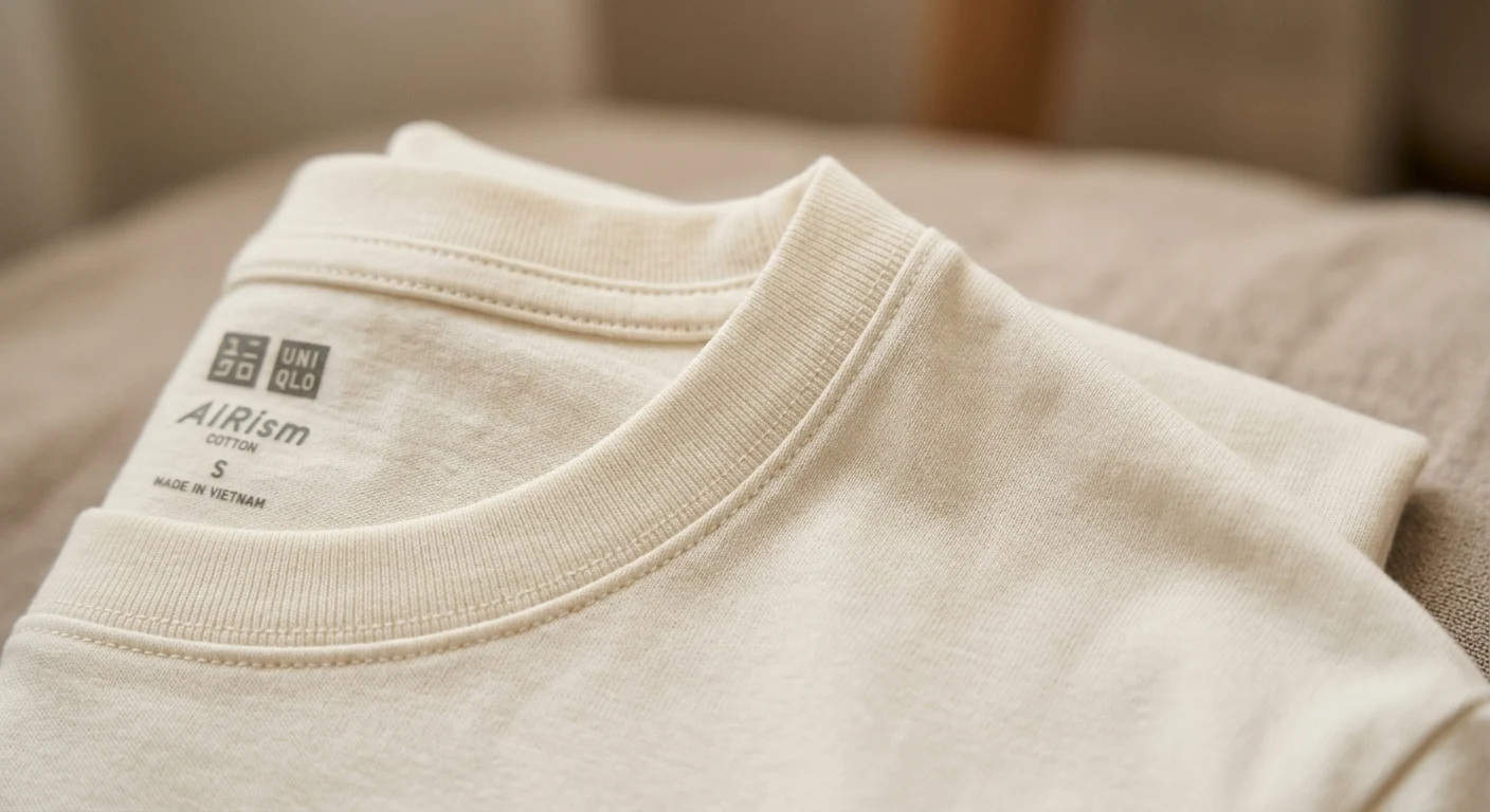 Uniqlo AIRism Cotton Crew Neck T-Shirt 3